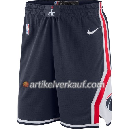 Washington Wizards Navy 2018-19 Nike Kurze Hose Swingman - Herren